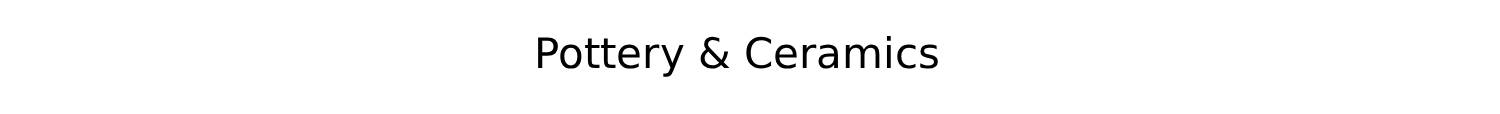 Pottery & Ceramics banner