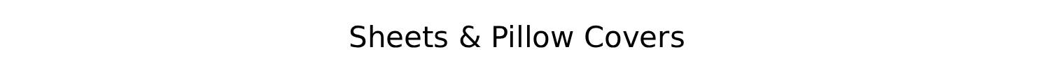 Sheets & Pillow Covers banner