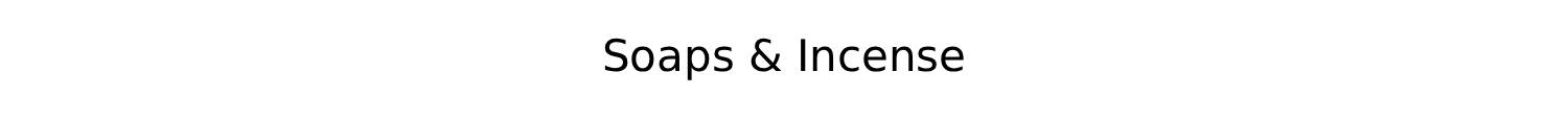 Soaps & Incense banner