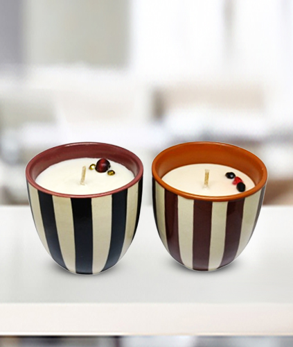Ceramic Small Cup Candles