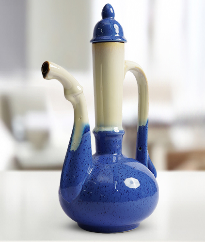 Oriental Blue And White Pitcher